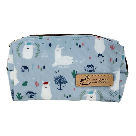 Uma Hana Handbags - Waterproof Alpaca Rectangle Makeup Cosmetic Bag